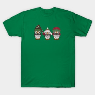 Christmas Owls T-Shirt